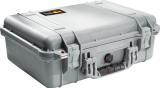 Peli™ Protector Case 1500EU stříbrný se stavitelnými přepážkami