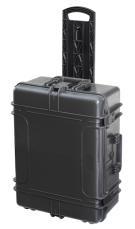 Odolný vodotěsný kufr TS 620/25 RST, s pěnou, trolley, černý