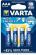 Varta Mikrotužkové baterie High Energy pro elektronické trezorové zámky, 4xAAA