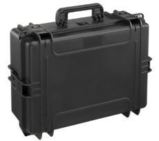 Odolný vodotěsný kufr TS 520 S, s pěnou, černý