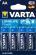Varta Tužkové baterie Longlife Power pro elektronické trezorové zámky, 4xAA